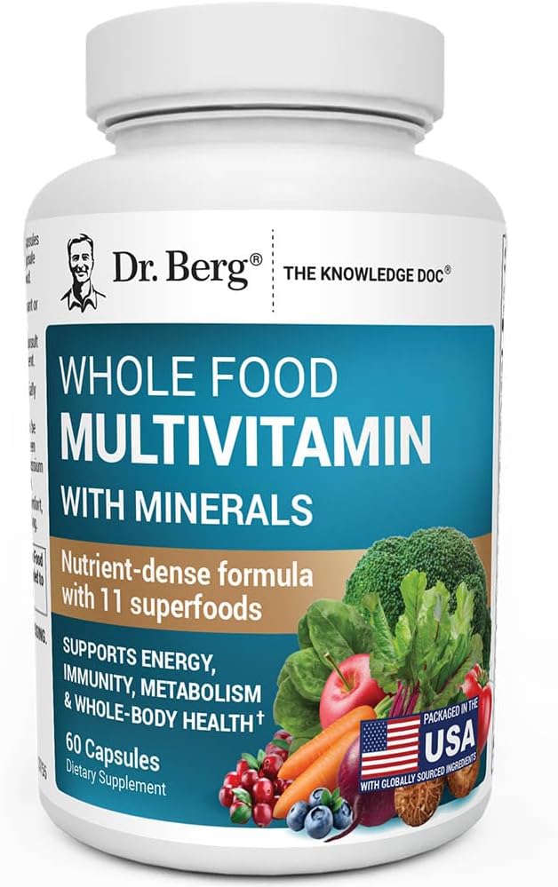 Dr. Berg Multivitamínico integral con minerales - Multivitamínico d...