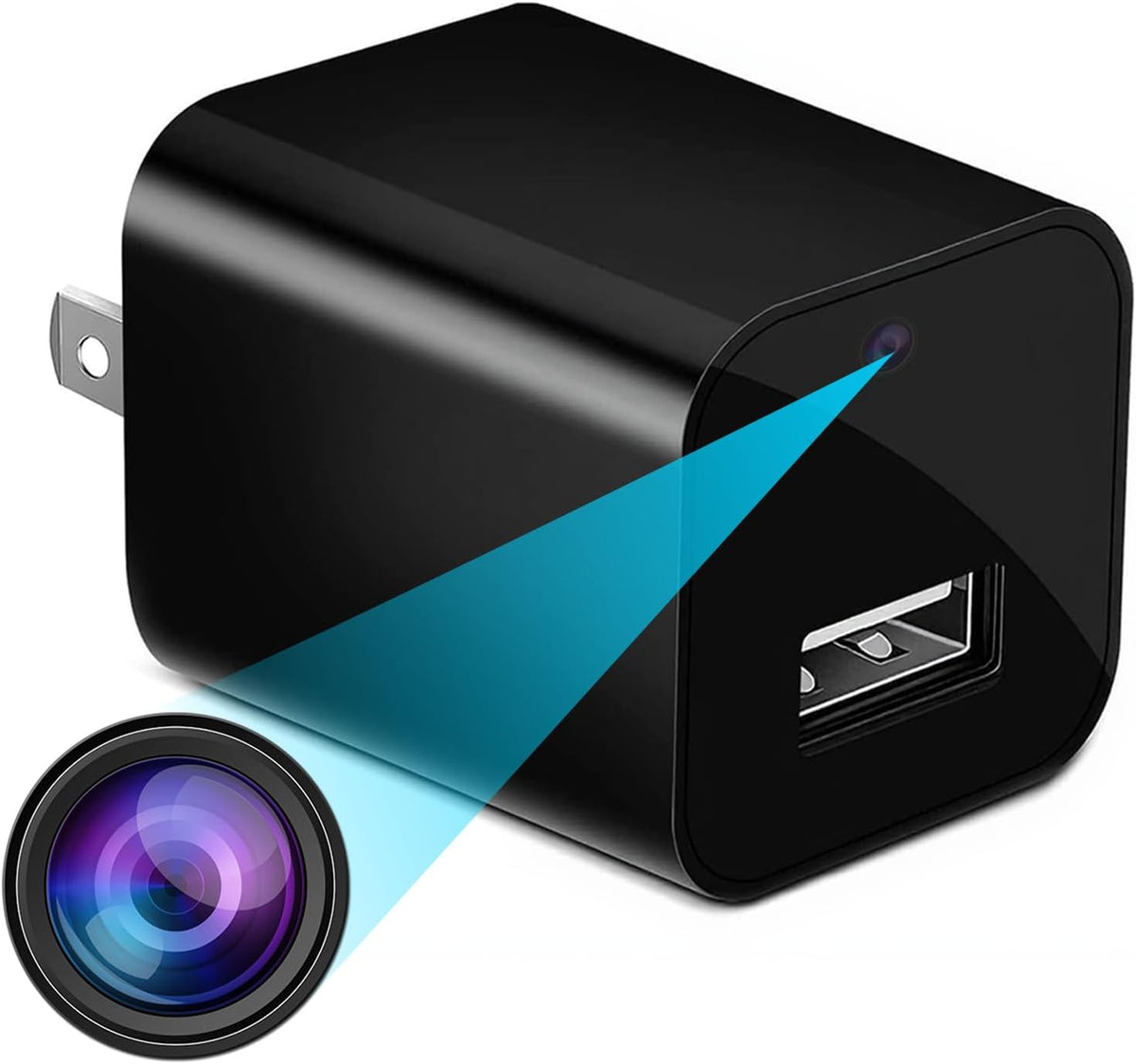 PATTERSON Cargador USB de cámara oculta 1080P - Mini