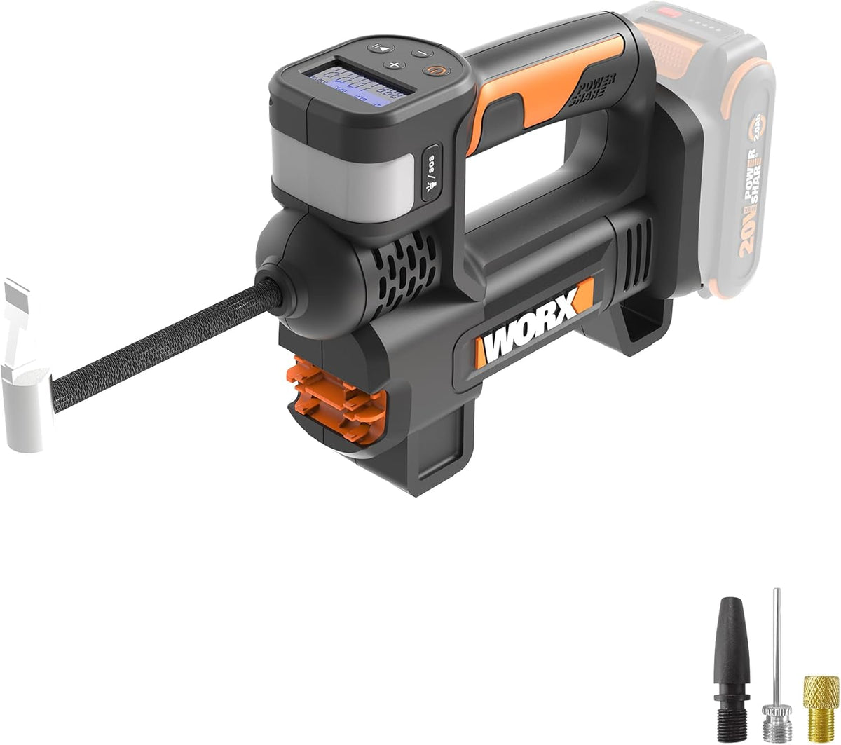 Worx WX092L.9 20V Power Share Inflador de bomba de aire portátil (s...