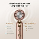 Dreame Secador de pelo Pocket Pro, secador de pelo de viaje de dobl...