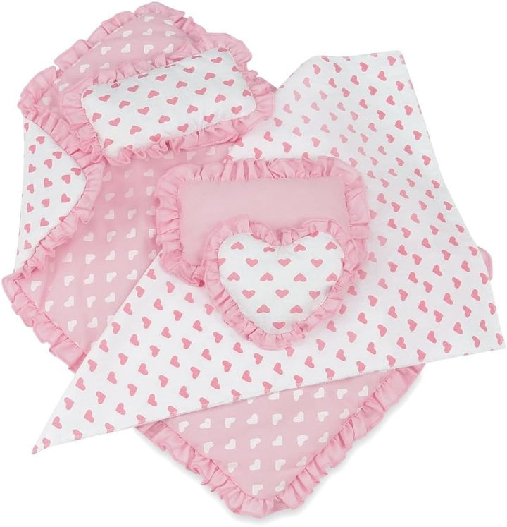 Emily Rose Juego de ropa de cama de muñeca de 18 pulgadas | Diseño...