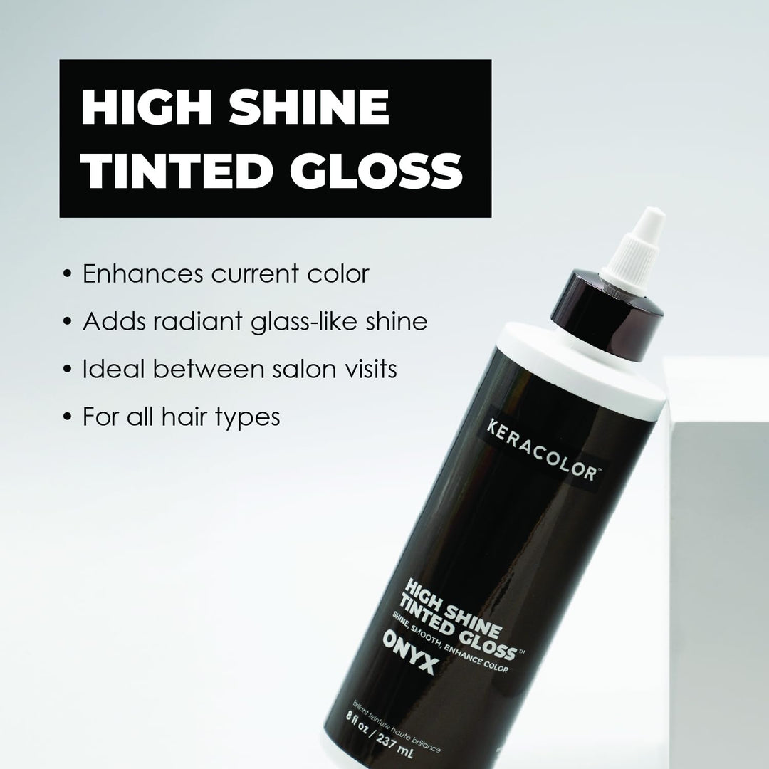 Keracolor High Shine - Brillo para el cabello tintado, esmalte para...