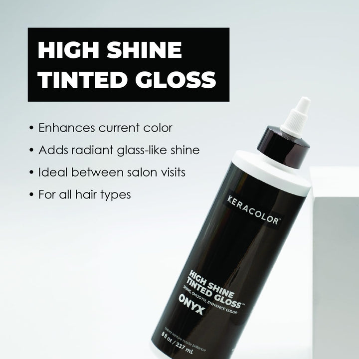 Keracolor High Shine - Brillo para el cabello tintado, esmalte para...