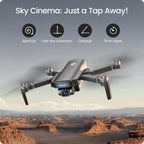 Holy Stone Drone GPS con cámara 4K UHD para adultos principiantes; HS360S 249g Quadcopter RC FPV plegable con rango de control de 10000 pies, motor sin escobillas, sígueme, regreso inteligente a casa