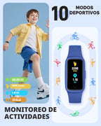 BIGGERFIVE Vigor Kids Fitness Tracker Watch AMOLED Screen, 3ATM Waterproof