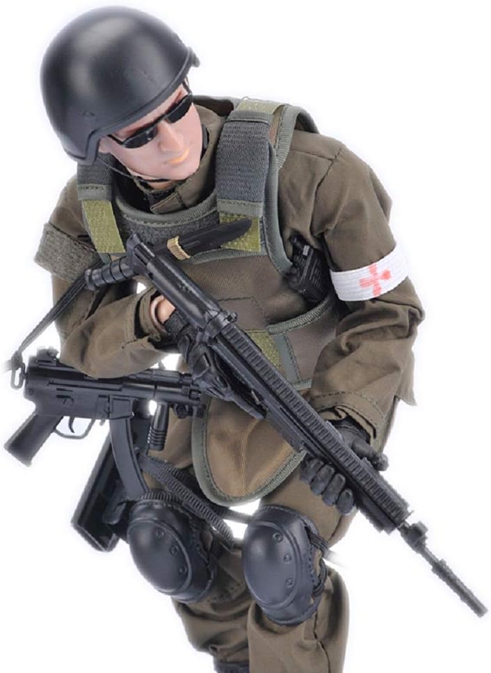 Compra 7 figuras de acción de 12 pulgadas, modelo de soldado flexib...