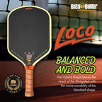 BREAD & BUTTER Las palas de pickleball Loco 0.630 in | Raqueta de