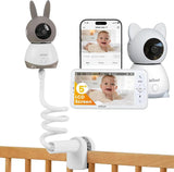 Monitor para bebés ieGeek con soporte de montaje para monitor para...