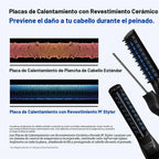 FORBEAUT M'STYLER AX- - Estilizador de pelo 3 en 1 con plumón para hombre