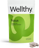Wellthy Suplemento de función cognitiva, enfoque y memoria para la...