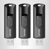 Lexar Paquete de 3 Memorias Flash A30E de 64GB USB 3.2 Gen 1, Unida...