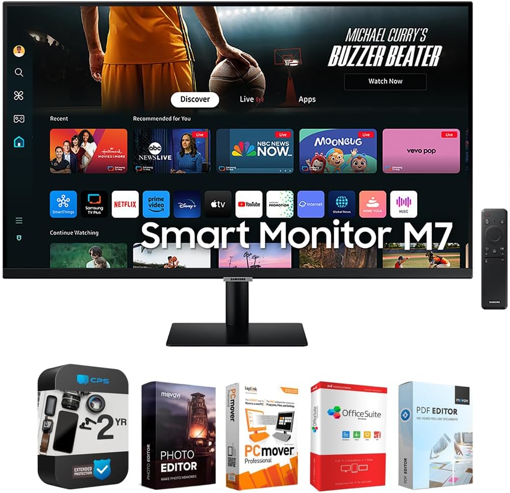 Samsung LS43DM702U - Monitor Inteligente M7 (M70D) 4K UHD de 43"...