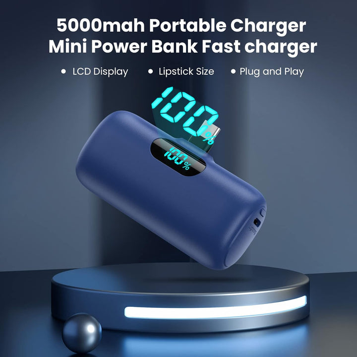[Paquete de 2] Mini cargador portátil de 5000 mAh, batería portátil...
