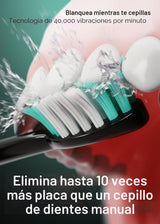 Cepillo de dientes AquaSonic Black Series, ultrablanqueador, 8 cabe...