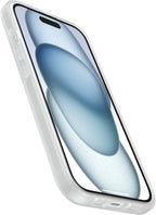 OtterBox Funda para iPhone 16e y 15 Prefix Series, transparente, ultrafina, apta para bolsillo, bordes elevados que protegen la cámara y la pantalla, compatible con carga inalámbrica, elegante funda