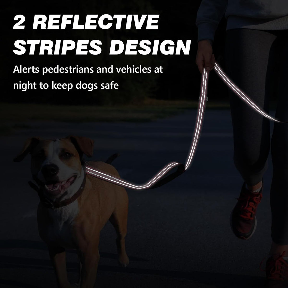 Correa para perro y arnés táctico para perro, juego reflectante resistente para entrenamiento de caminar