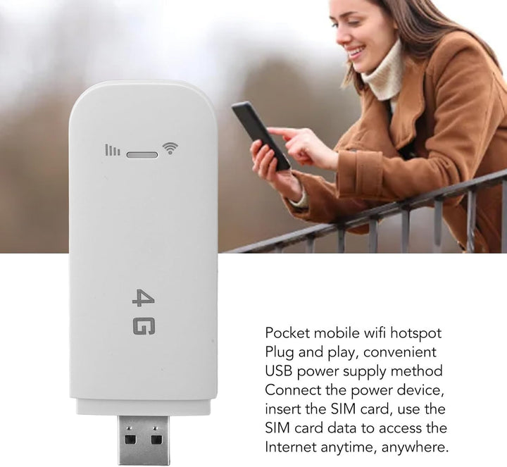 Enrutador portátil USB 4G LTE 4G LTE, punto de acceso móvil de bols...