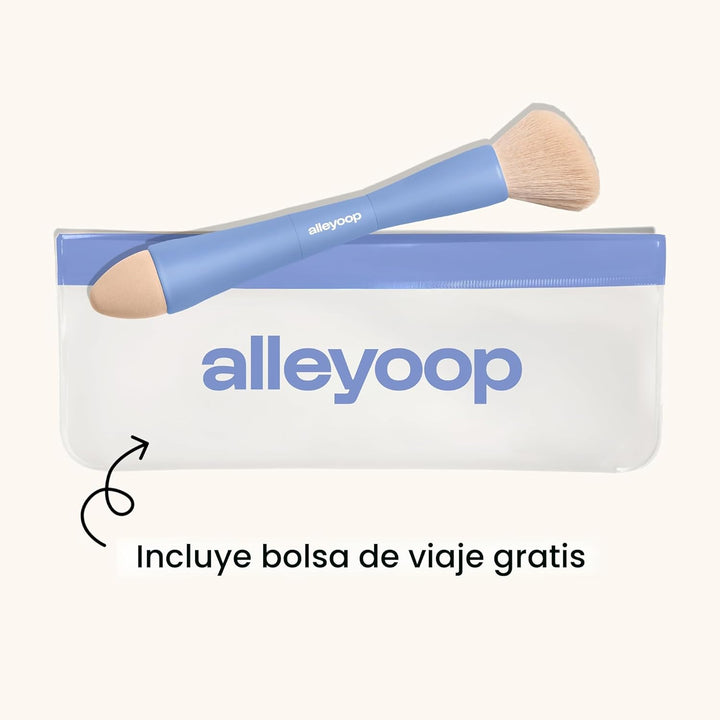 Alleyoop Multi-Tasker - Juego de brochas de maquillaje de viaje 4 e...