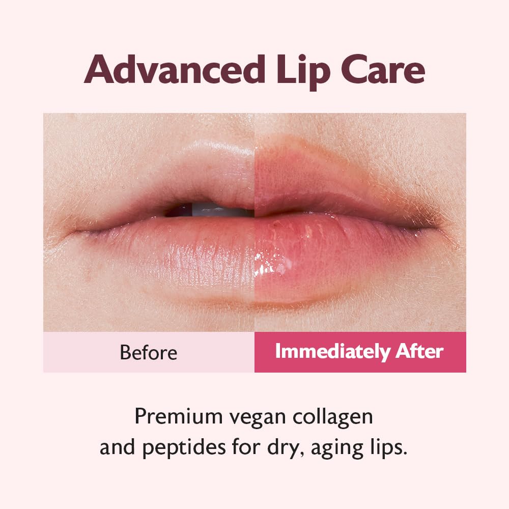 milktouch Bálsamo labial de colágeno vegano que brilla intensamente...