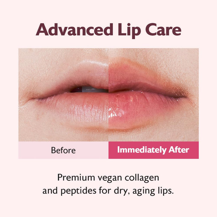 milktouch Bálsamo labial de colágeno vegano que brilla intensamente...