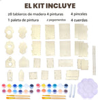 hapray Kit de manualidades de casa de pájaros, casa de pájaros de bricolaje