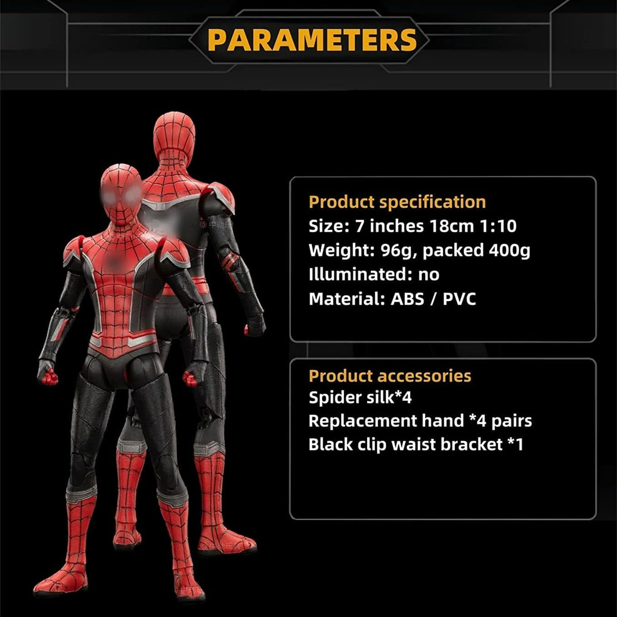 LonullyMege No Way Home Spiderman Figuras de acción