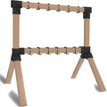 Soportes de Blanco de Acero, Colgador Modular para Blancos de Tiro, Soportes para Blancos de Tiro, Soportes Pesados en Y y T con 12 Ganchos para Colgar para Campo de Tiro al Aire Libre DIY (Solo Soportes)