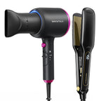 Wavytalk Blown Away onic Secador de pelo negro, plancha plana de 1.7 pulgadas de húmedo a recto