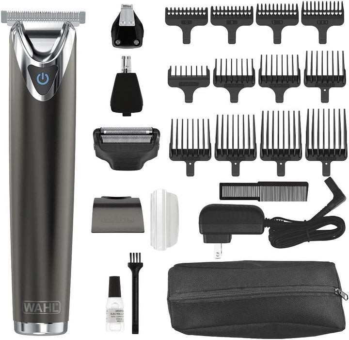 Wahl Recortadora de Barba de Acero Inoxidable con Iones de Litio 2....