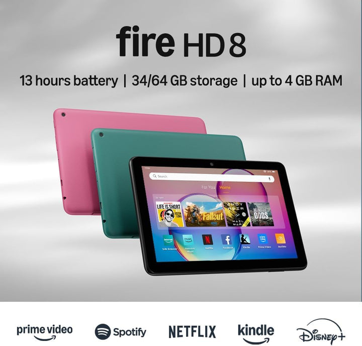 Tablet Amazon Fire HD 8 (últ. modelo) como nueva, pantalla HD de 8\...
