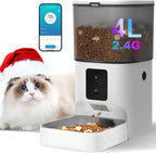 Comedero automático para gatos, dispensador de alimentos