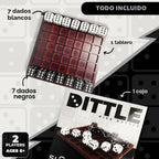 Dittle™ - Dice Battle | Juegos de dados para 2 jugadores para adultos | Juegos de mesa para adultos para 2 jugadores | El mejor juego de dos jugadores para adultos | Diversión de mesa de centro de