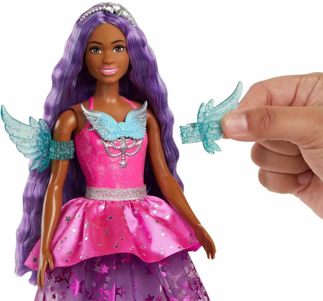 Barbie Muñeca de moda A Touch of Magic, Brooklyn con vestido con de...