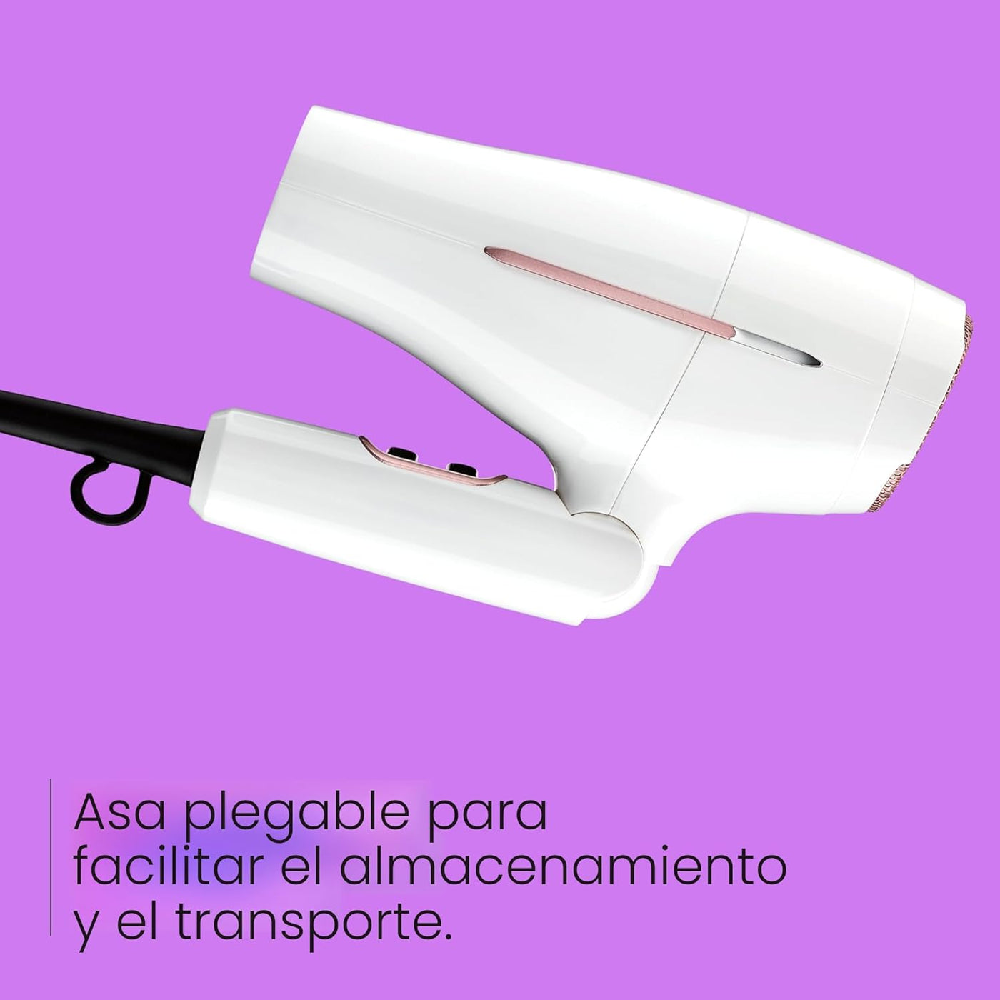 Conair Secador de viaje de cerámica doble con concentrador y mango...