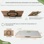 1500 piezas 2 en 1 tabla de rompecabezas inclinable y giratoria - Mesa de rompecabezas portátil con caballete con 4 cajones y cubierta, 34.25 x 25.2 pulgadas para rompecabezas, cuentas fusibles, pintura de diamantes