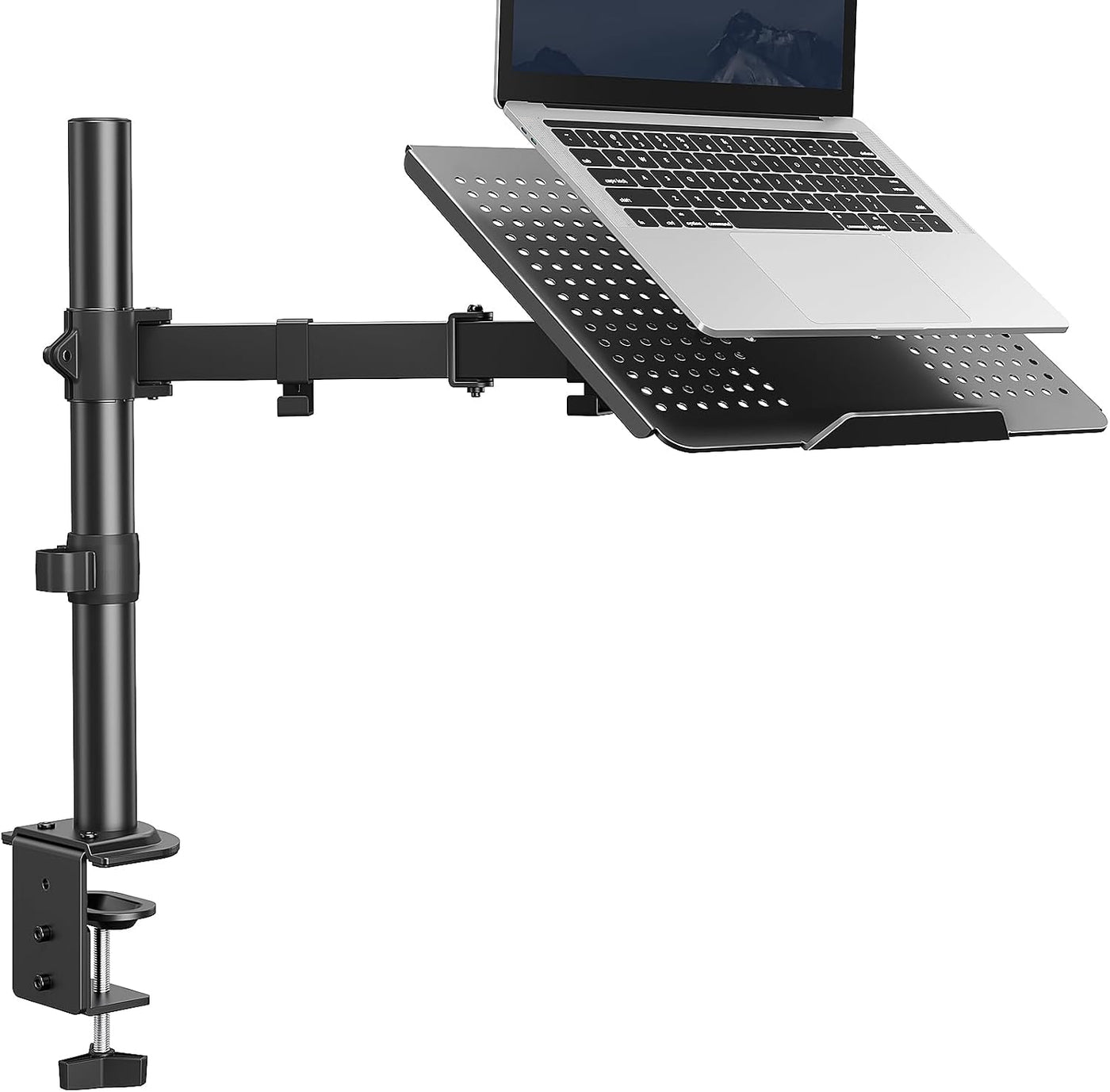 HUANUO Soporte de escritorio para laptop - Brazo de monitor de 17&#...