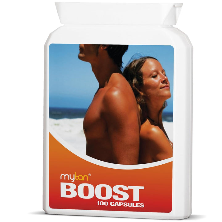 MyTan Boost Tan Pills | 100 cápsulas | Acelerador de bronceado sola...