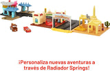 Mattel Disney y Pixar Cars On The Road Playset con 2