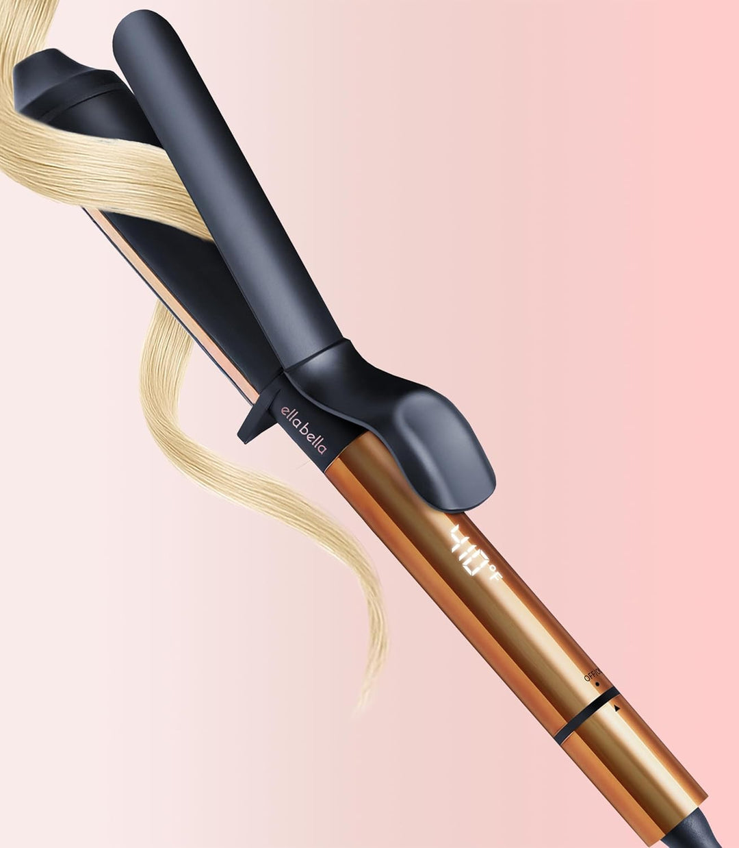 ELLA BELLA® Rizador de pelo de 1.5" \u2022 Rizador de pelo prof...
