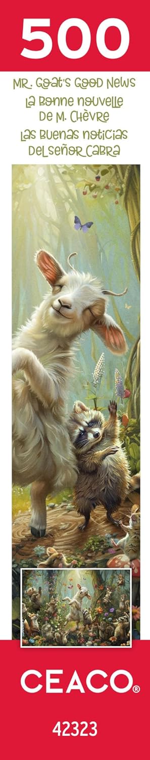 Ceaco - Mr Goats Good News - Rompecabezas de 500 piezas