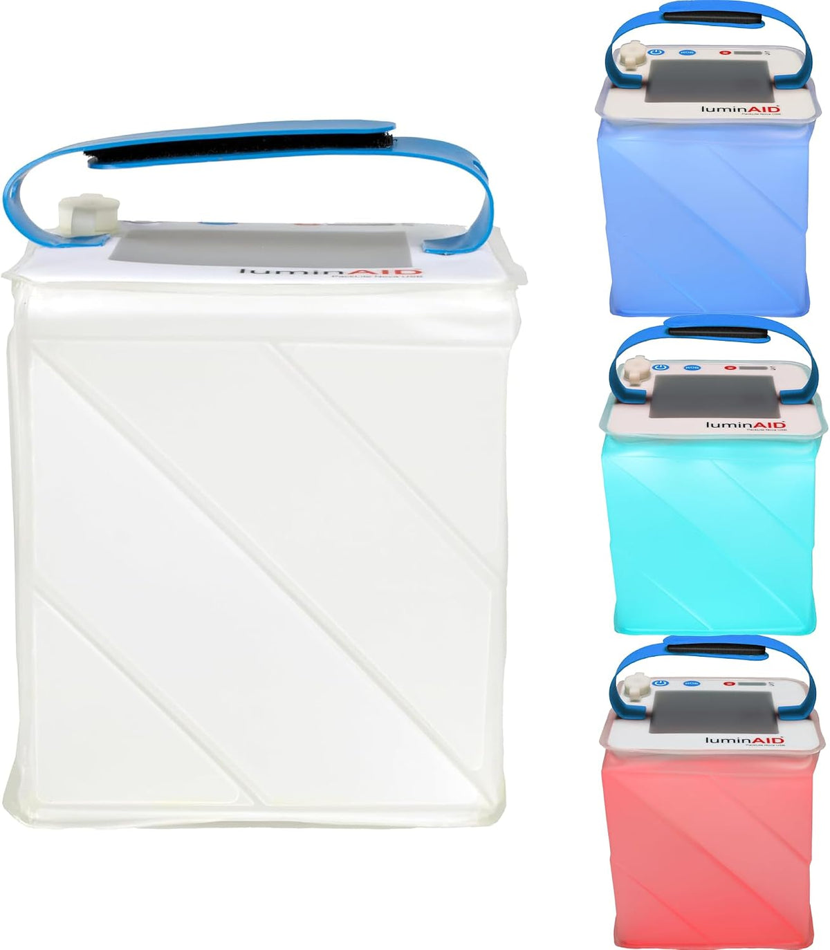 LuminAID Nova Colors - Linterna solar inflable LED para acampar
