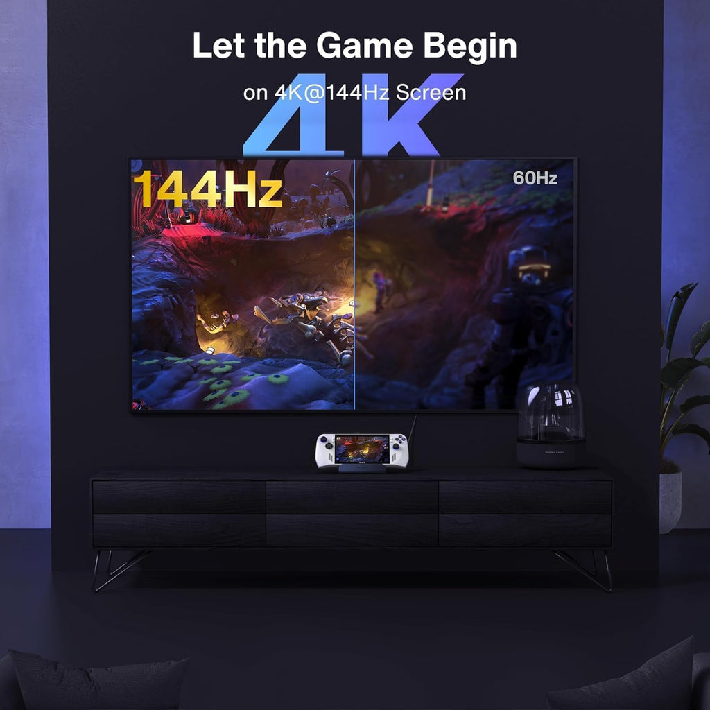 iVANKY Base de cubierta de vapor 4K @144Hz, para ASUS ROG Ally X/Legion Go