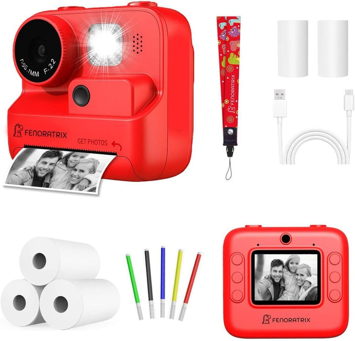 Cámara de impresión instantánea para niños \u2013 Sin necesidad de...