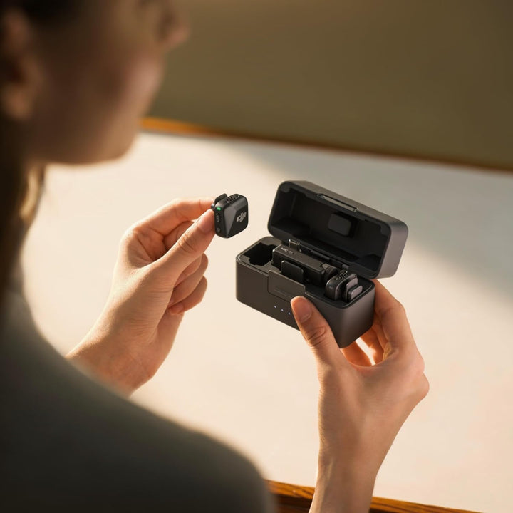 DJI Mic Mini (2 TX + 1 RX + estuche de carga), micrófono inalámbric...
