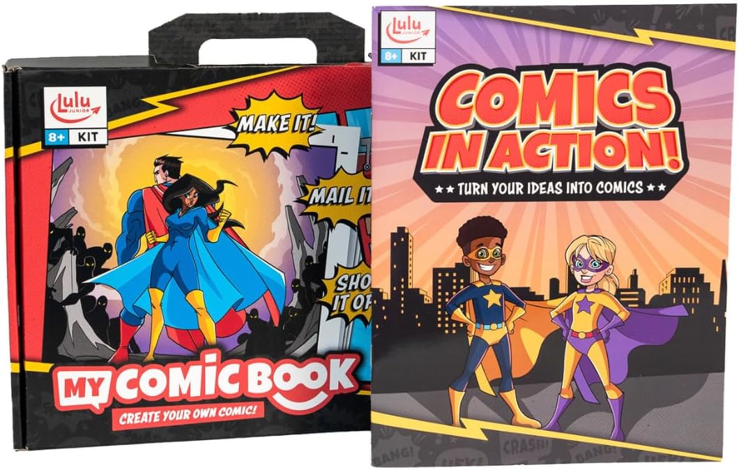 Kit de creación de cómics My Comic Book de Lulu Jr., multicolor, 17.1 cm x 26.0 cm