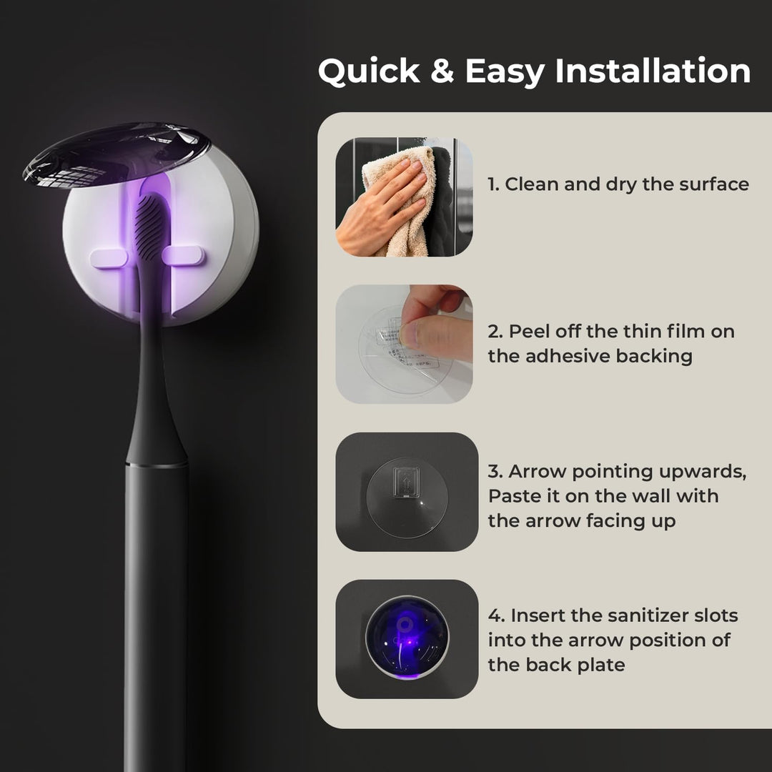 Oday Cepillo de dientes eléctrico recargable para adultos con funda...