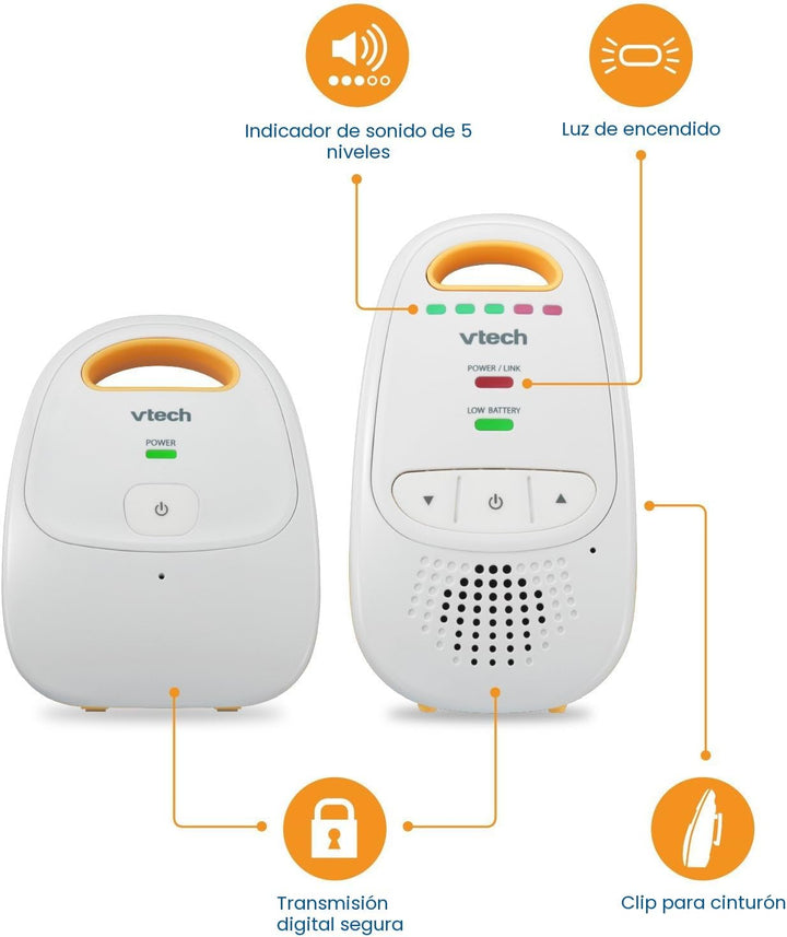 Monitor digital para bebés VTech Safe &amp; Sound, Monitor con una...