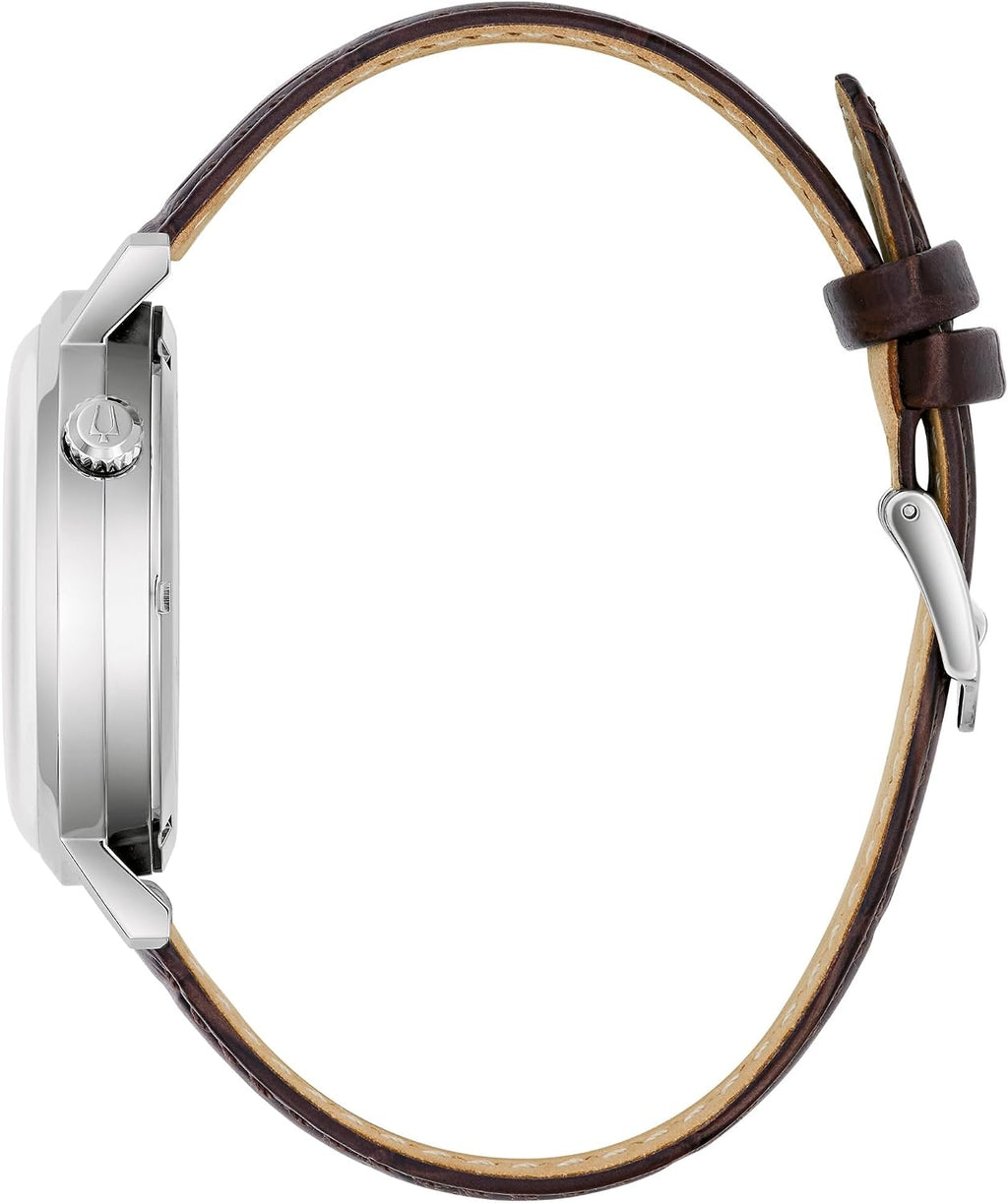 Bulova - Reloj Aerojet automático de 3 manecillas para hombre, apertura con vista interior, reserva de energía de 40 horas, cristal mineral doble curvado,41 mm