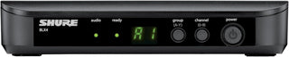 Shure BLX4 Receptor de Canal Único - para uso con Sistemas Inalámbr...