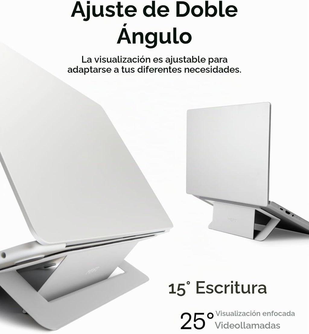 Soporte adhesivo para laptop MOFT Airflow, elevador delgado y portátil para trabajo